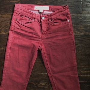 Red jeans